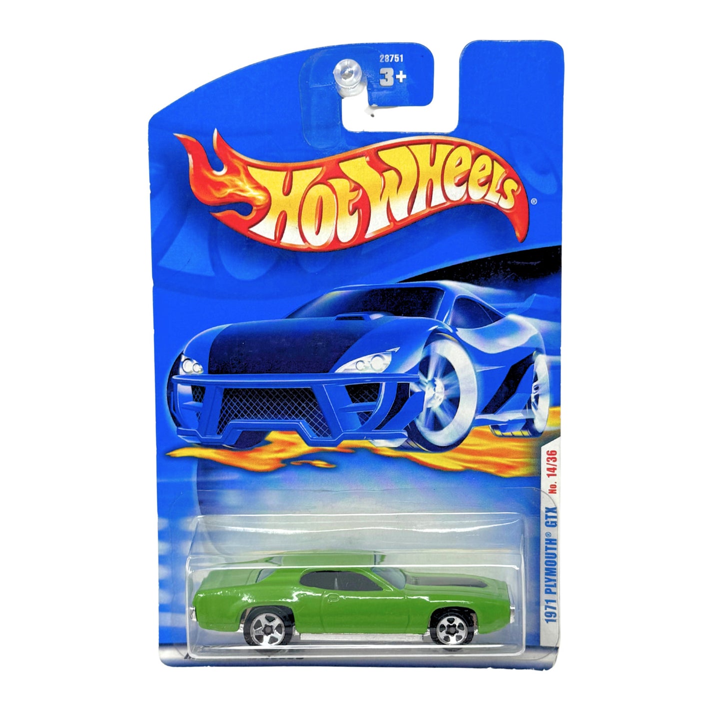 Hot Wheels 1971 Plymouth GTX 1:64 Diecast Green