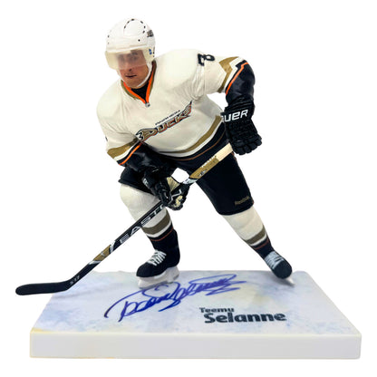 McFarlane NHL Teemu Selanne Anaheim Ducks Figure Auto Signed