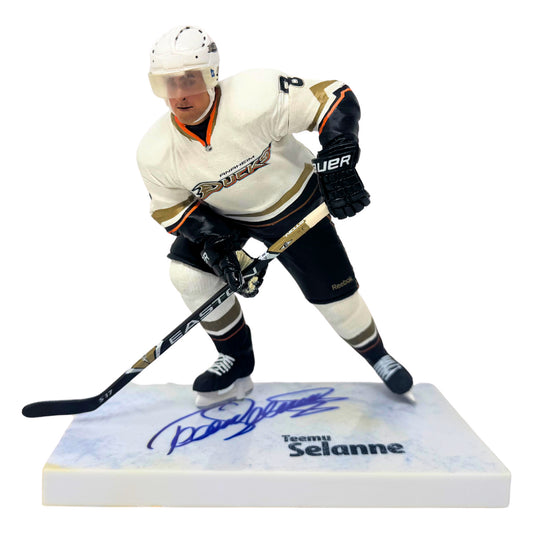McFarlane NHL Teemu Selanne Anaheim Ducks Figure Auto Signed