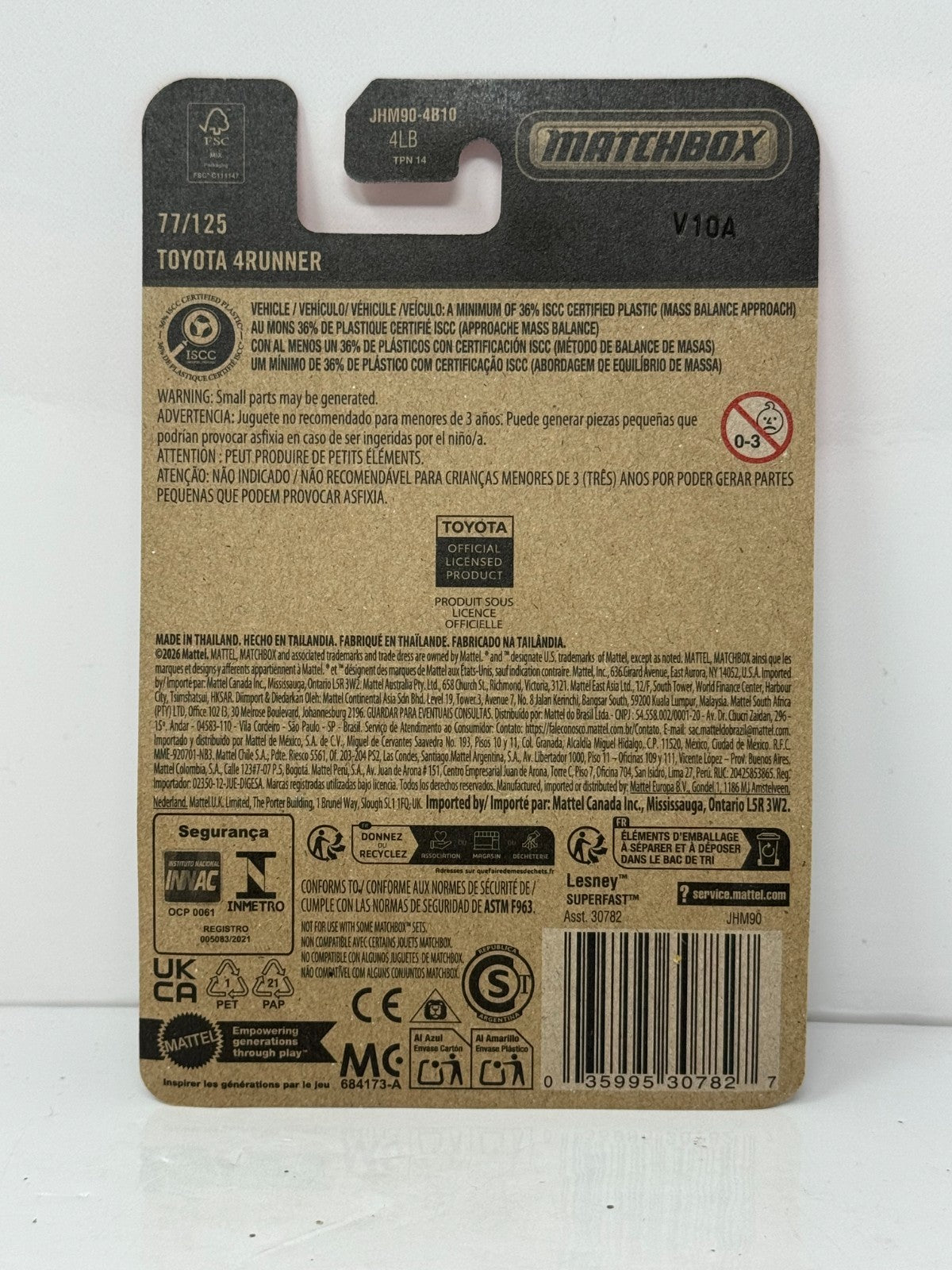 Matchbox Toyota 4Runner 1:64 Diecast