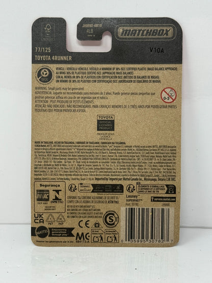 Matchbox Toyota 4Runner 1:64 Diecast