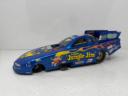 Milestone Bob Gilbertson NHRA Jungle Jim Tribute Blue Funny Car 1:16 Scale