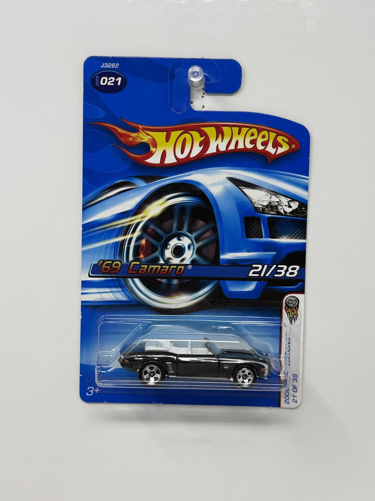 Hot Wheels 2006 First Editions 1969 Chevrolet Camaro 1:64 Diecast Black WV2 V2