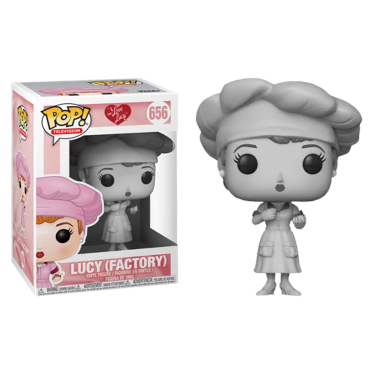 Funko Pop! Television I Love Lucy #656 Lucy (Factory) Black & White Vinyl Figure