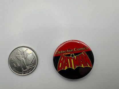 DC Detective Comics starring Batman Pin-back Button UDT1
