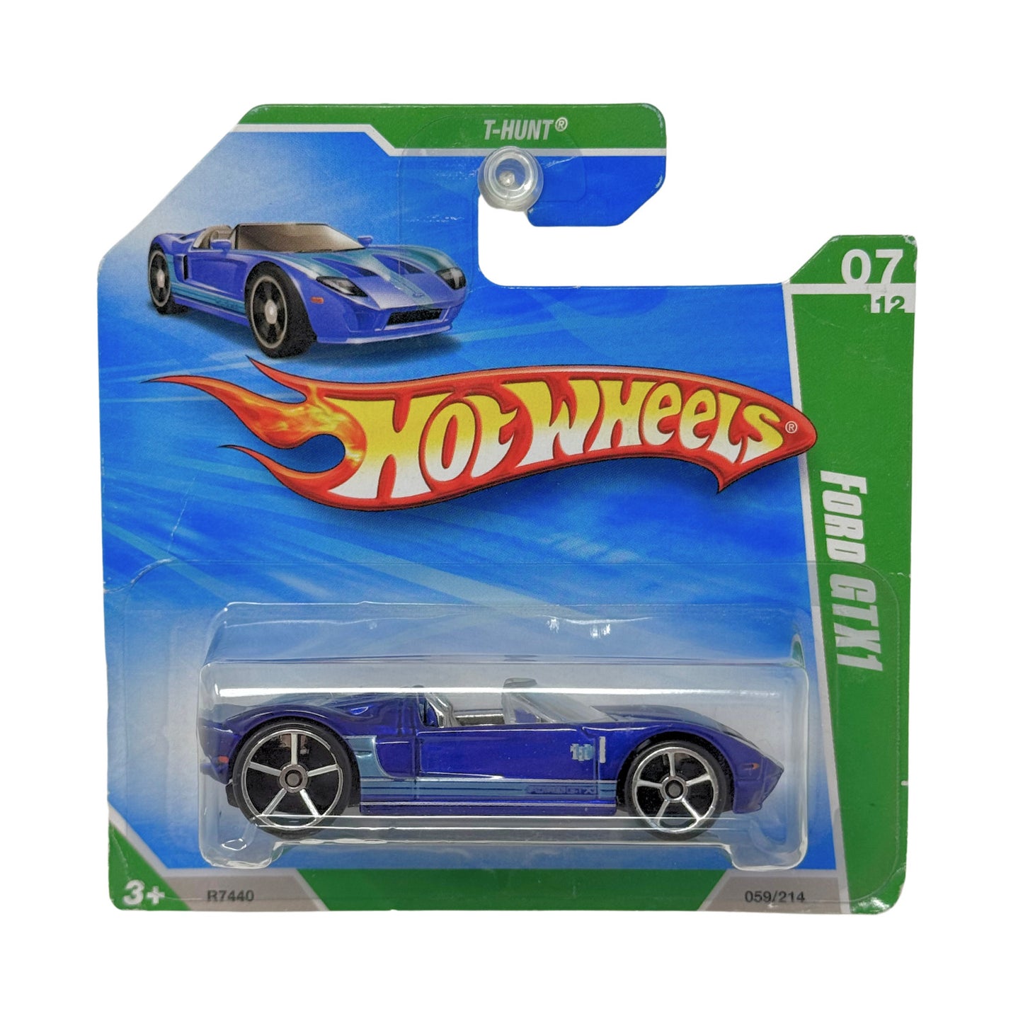 Hot Wheels Treasure Hunt Ford GTX1 1:64 Diecast Short Card