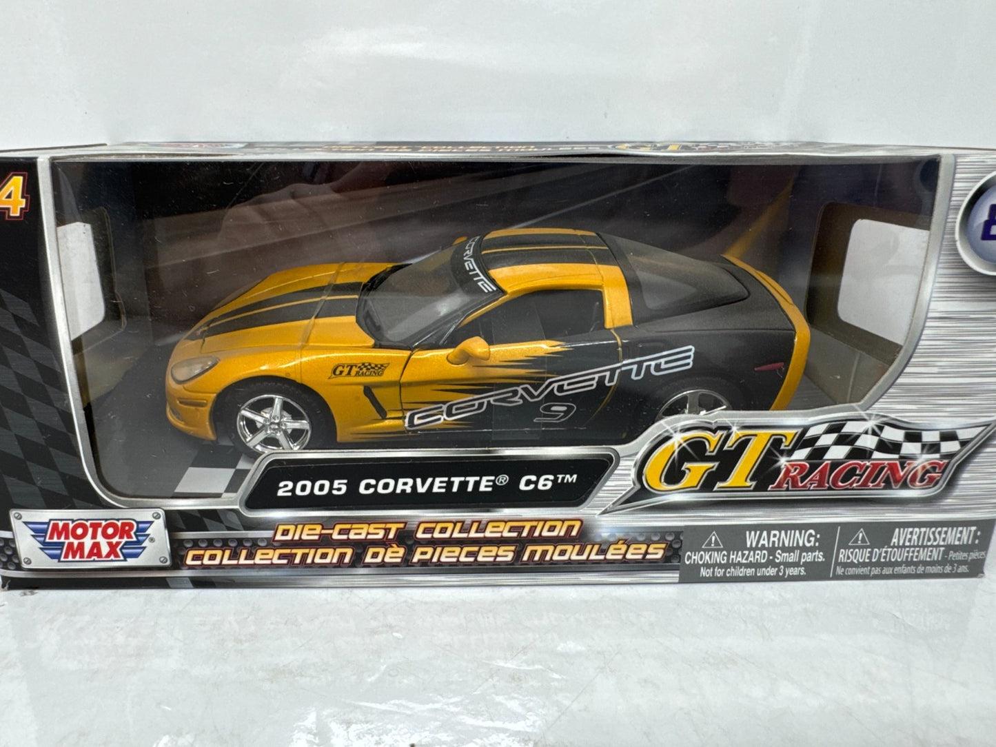 Motormax GT Racing 2005 Chevrolet Corvette C6 1:24 Diecast