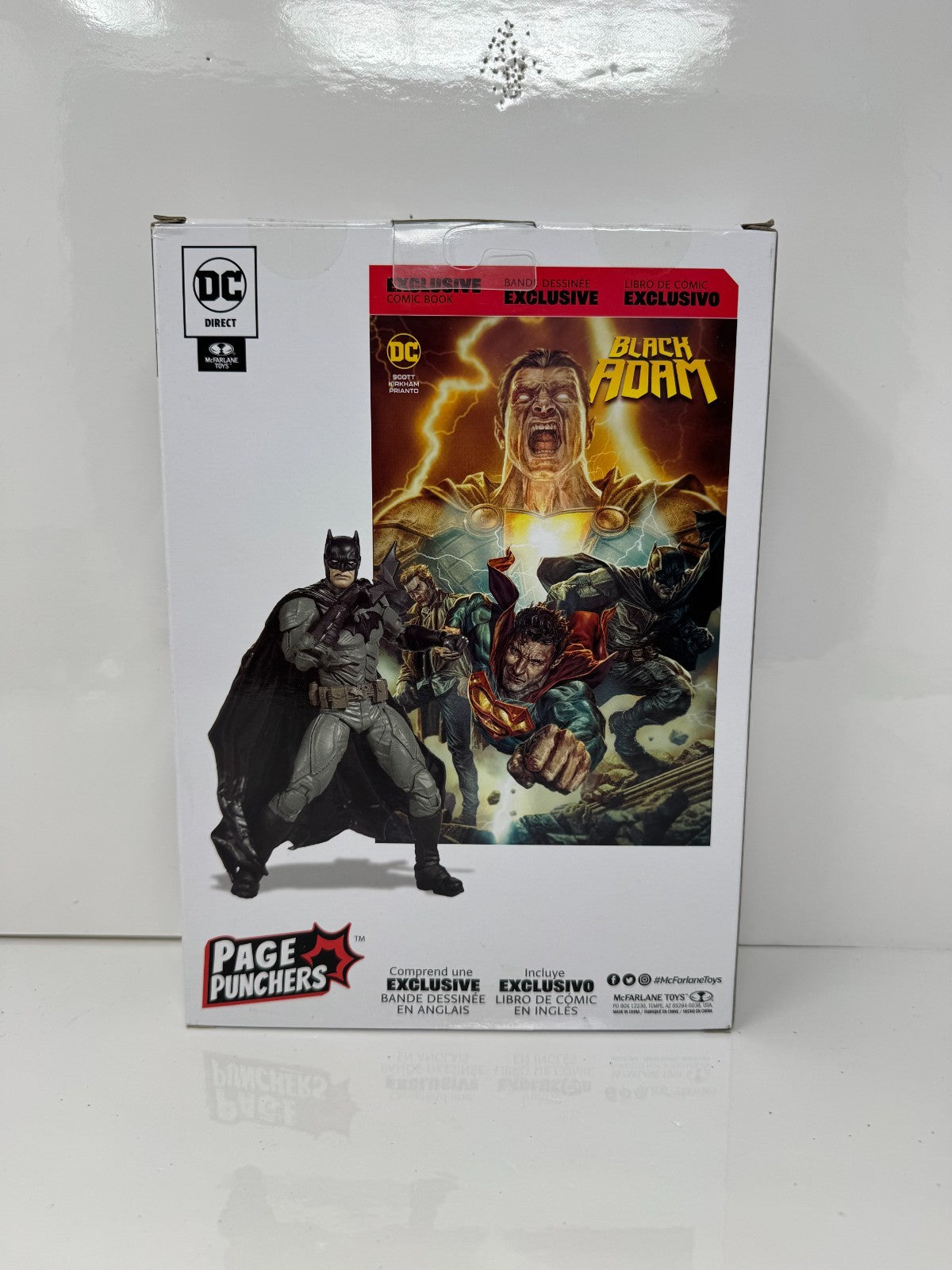 McFarlane DC Direct Page Punchers Black Adam Batman Action Figure