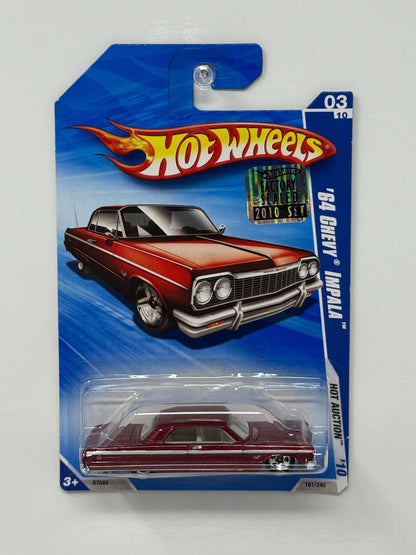 Hot Wheels Hot Auction 1964 Chevy Impala 1:64 Diecast Factory Sealed
