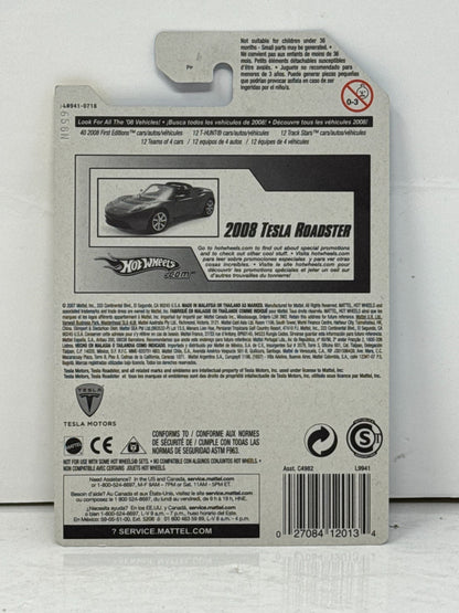Hot Wheels First Editions 2008 Tesla Roadster 1:64 Diecast Red