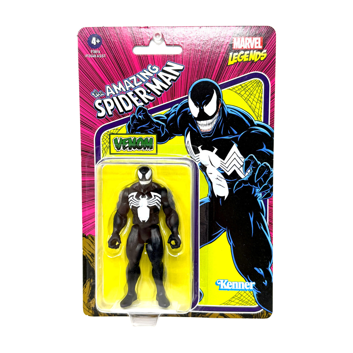 Marvel Legends Retro Kenner 3.75" Venom Action Figure Amazing Spider-Man