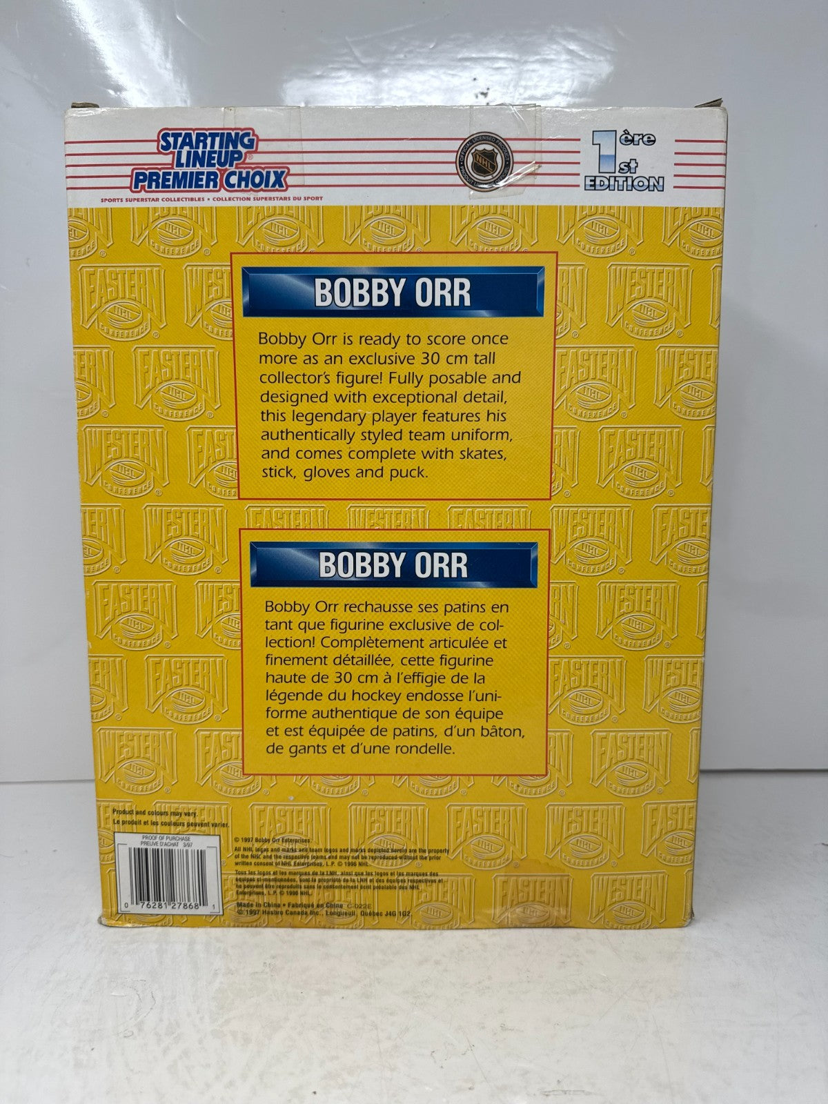 Hasbro Starting Lineup Bobby Orr Boston Bruins 12" Inch Hockey Figure