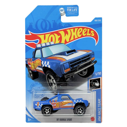 Hot Wheels Race Team 1987 Dodge D100 1:64 Diecast V3