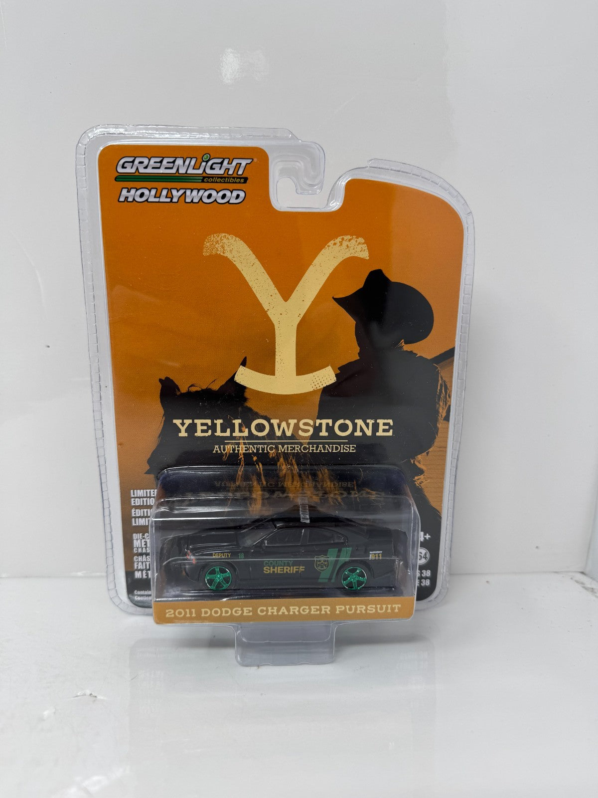 Greenlight Hollywood Yellowstone 2011 Dodge Charger Pursuit CHASE 1:64 Diecast