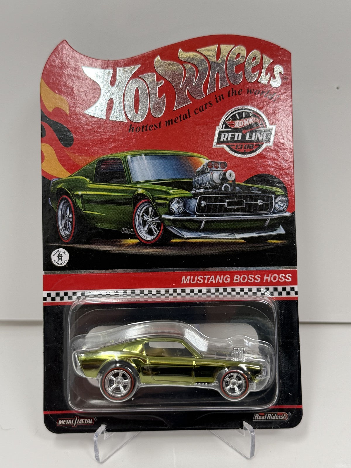 Hot Wheels RLC Red Line Club Mustang Boss Hoss Club Exclusive 1:64 Diecast