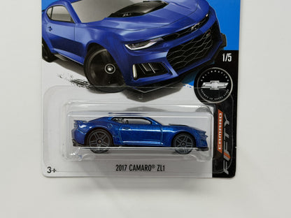 Hot Wheels Camaro Fifty 2017 Chevrolet Camaro ZL1 1:64 Diecast Blue