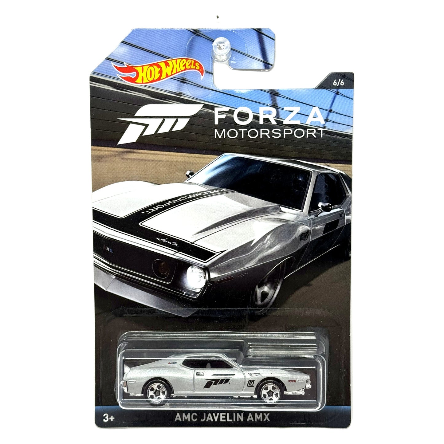 Hot Wheels Forza Motorsport AMC Javelin AMX 1:64 Diecast Silver