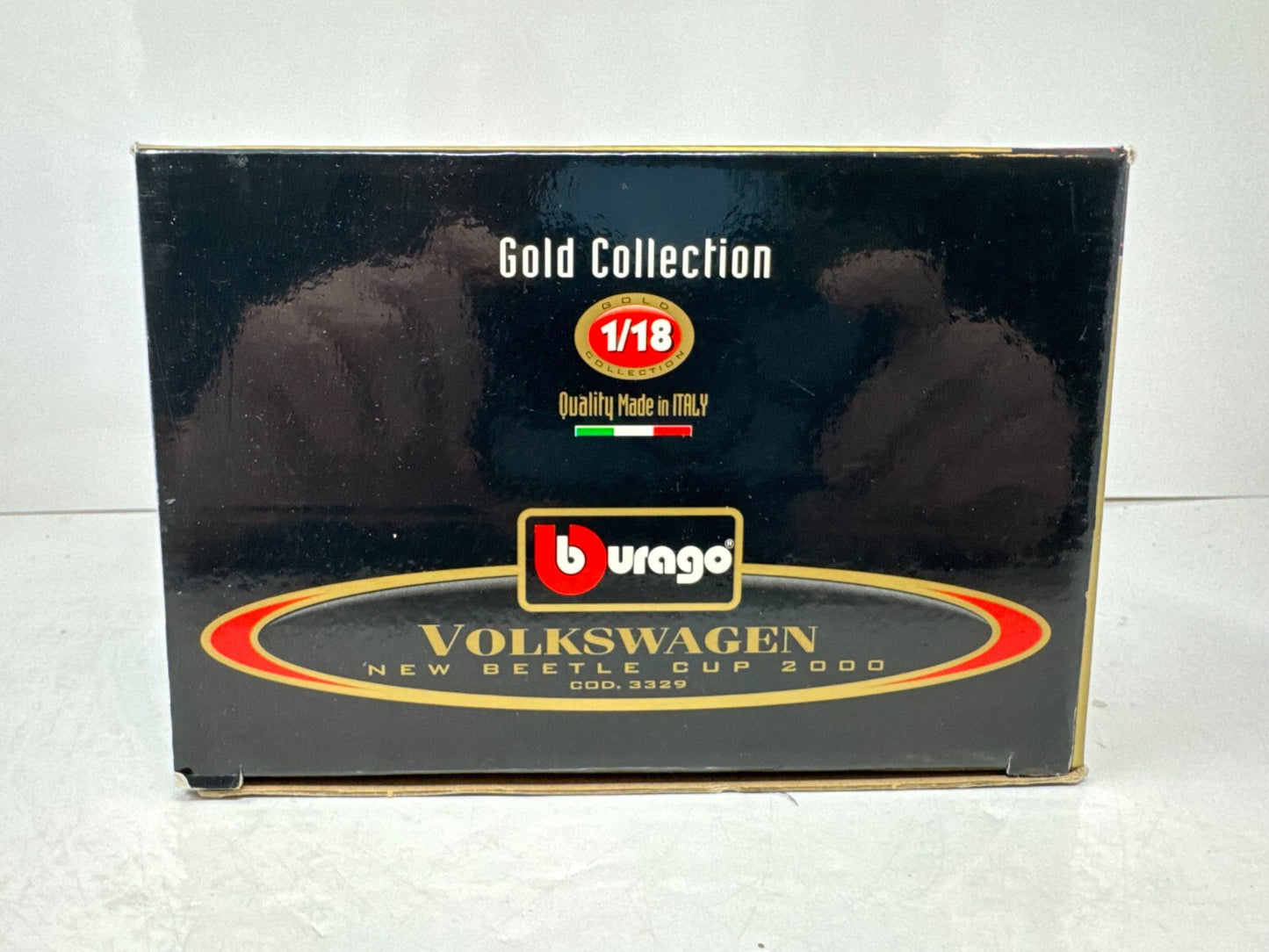 Bburago Volkswagen New Beetle Cup 2000 Gold Collection 1:18 Diecast