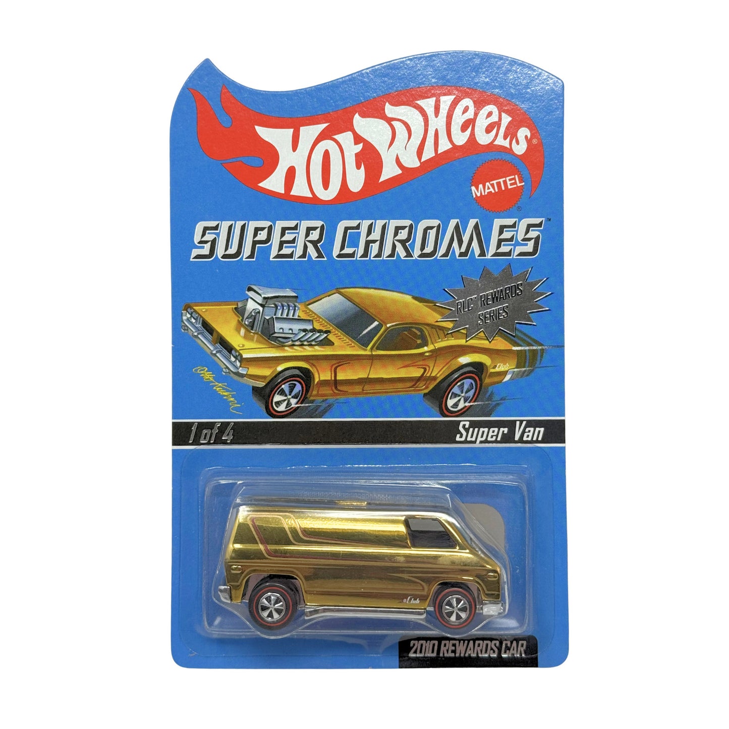 Hot Wheels RLC Red Line Club Super Chromes Super Van Rewards Series 1:64 Diecast