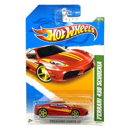 Hot Wheels Treasure Hunt Ferrari 430 Scuderia 1:64 Diecast Red