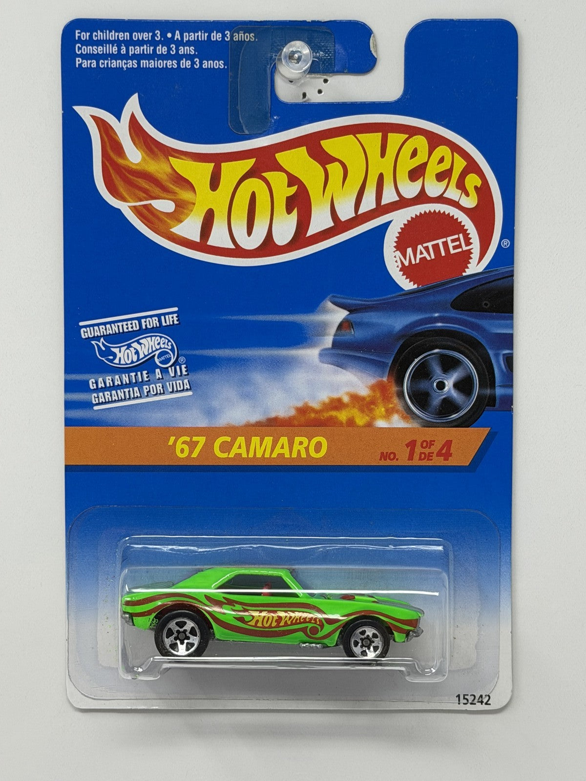 Hot Wheels Mod Bods 1967 Chevrolet Camaro 1:64 Diecast Green