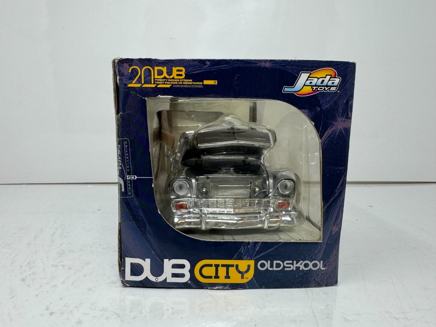 Jada Dub City Oldskool 1956 Chevy Bel Air 1:24 Diecast KMC Wheels 20 Inch DTS