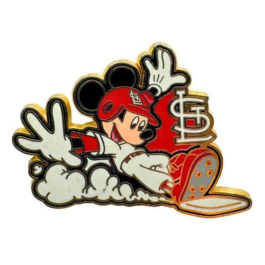 WDW Disney Mickey Mouse MLB Player St. Louis Cardinals Trading Pin DC2S1