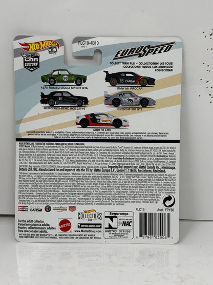 Hot Wheels Euro Speed Alfa Romeo Giulia Sprint GTA 1:64 Diecast Real Riders