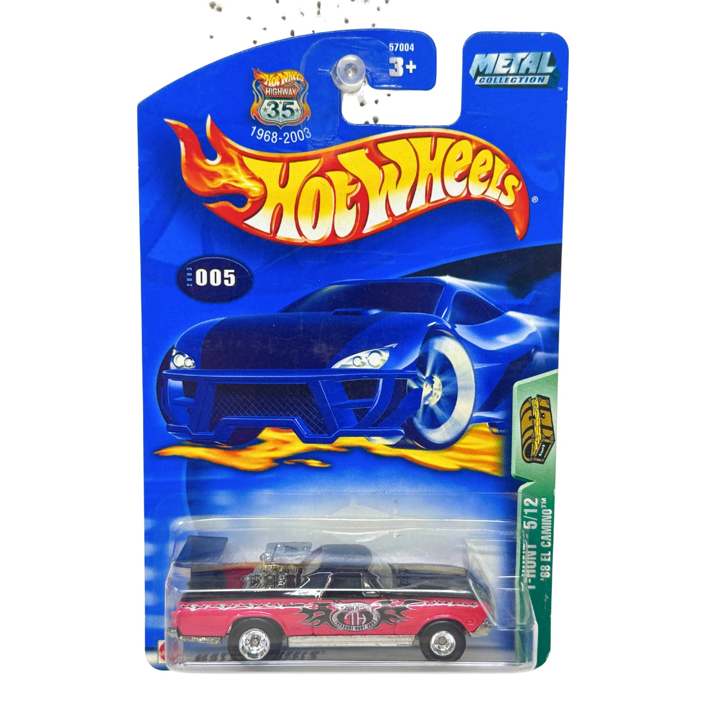 Hot Wheels T-Hunt 1968 El Camino 1:64 Diecast Real Riders