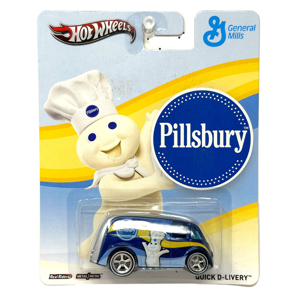 Hot Wheels General Mills Pillsbury Quick D-Livery 1:64 Diecast Real Riders