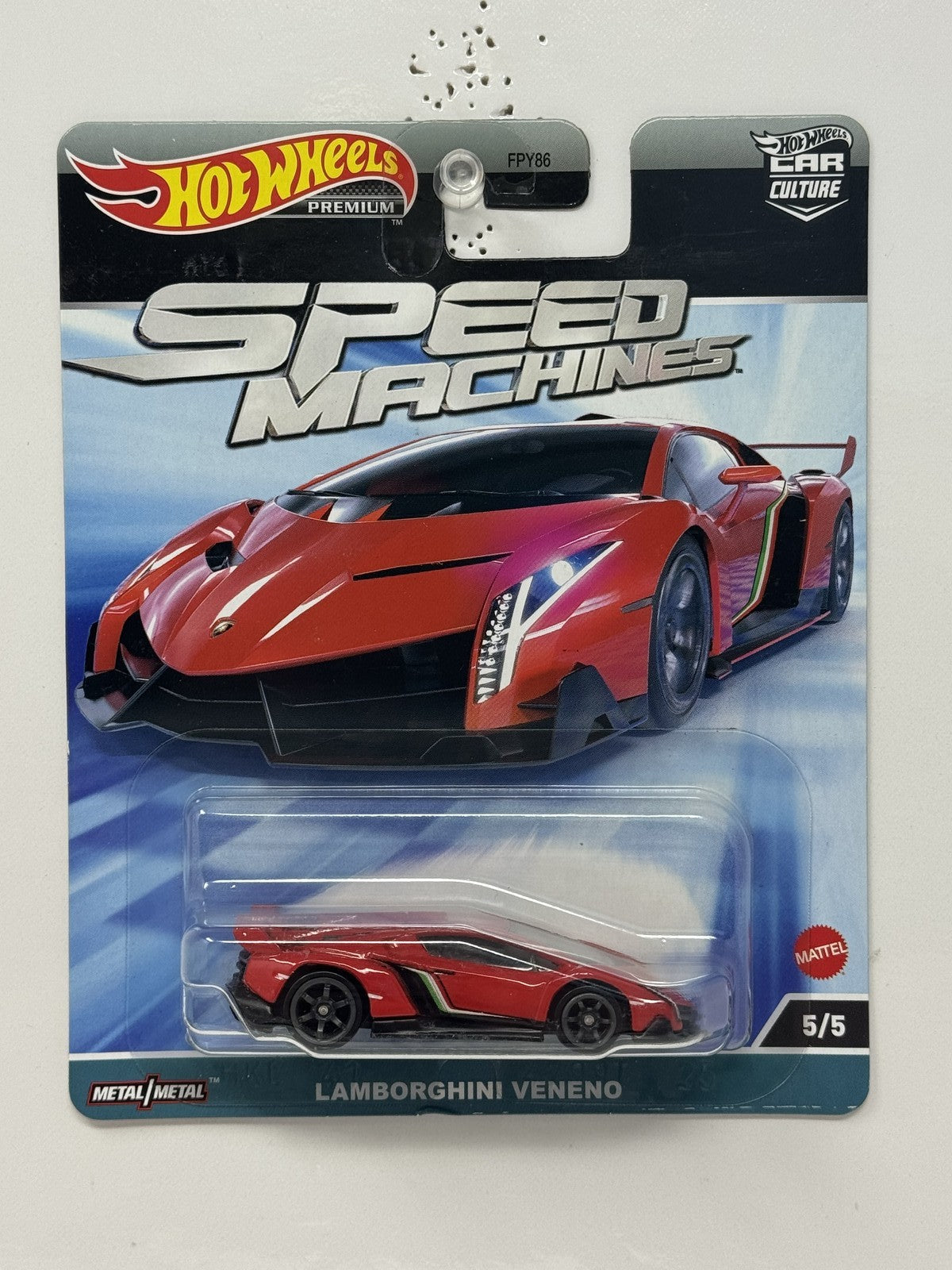 Hot Wheels Premium Speed Machines Lamborghini Veneno 1:64 Diecast