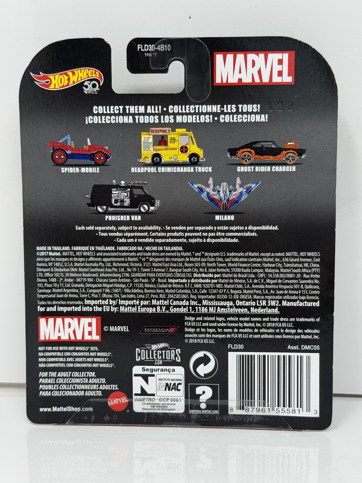 Hot Wheels Retro Entertainment Marvel Ghost Rider Charger 1:64 Diecast