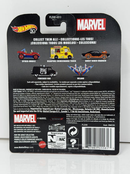 Hot Wheels Retro Entertainment Marvel Ghost Rider Charger 1:64 Diecast