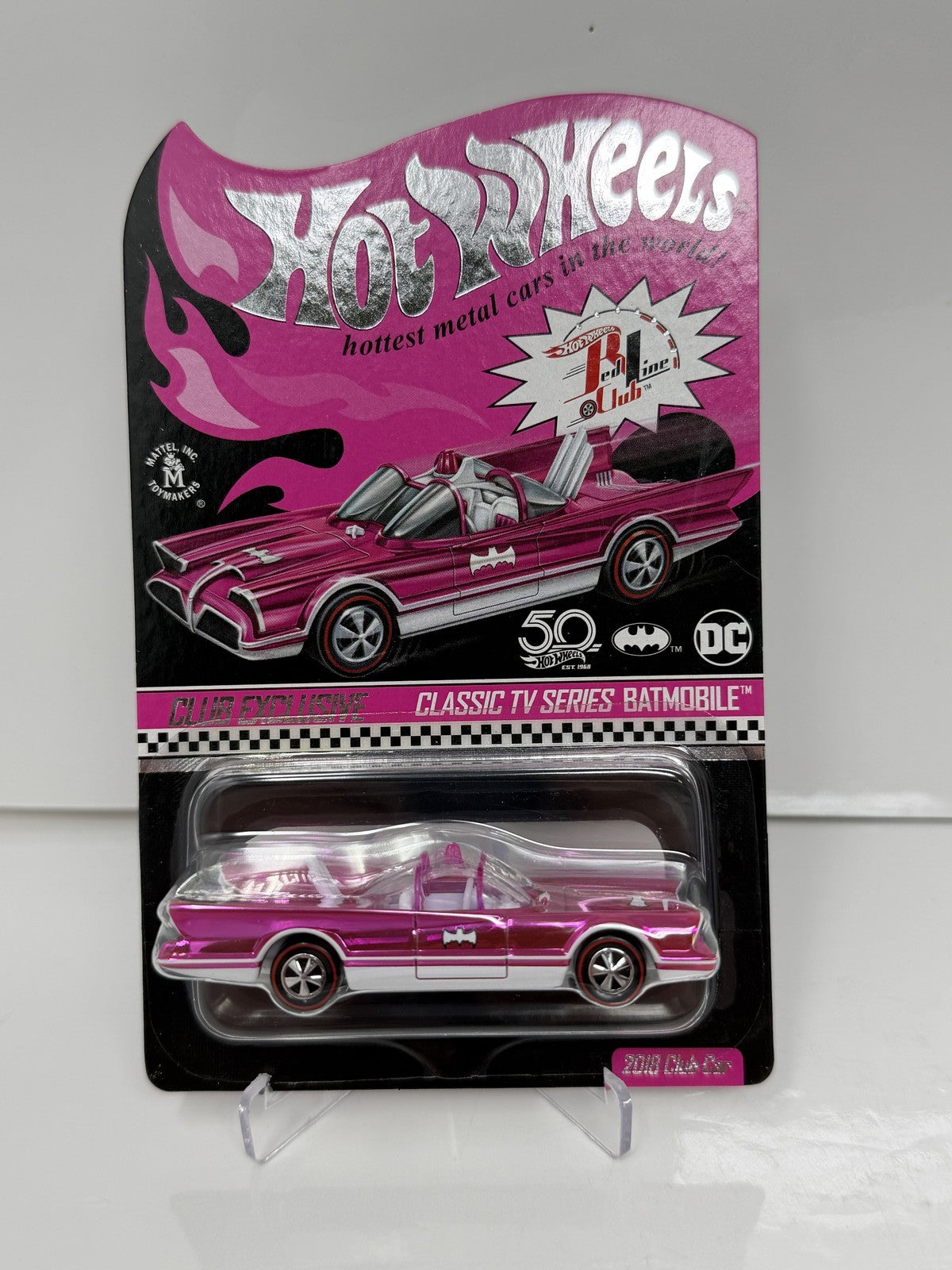 Hot Wheels RLC Red Line Club 2018 Club Classic TV Series Batmobile 1:64 Diecast