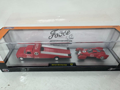 M2 Machines Auto Haulers Foose Coupe & 1969 Ford F-350 1:64 Diecast