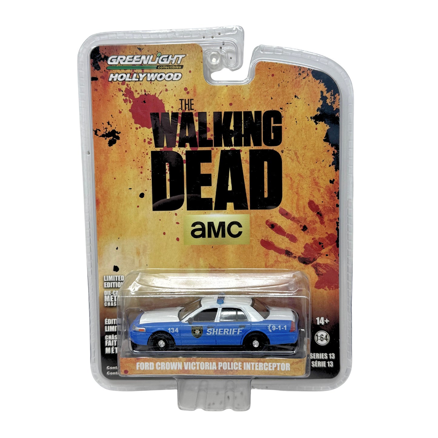 Greenlight Hollywood The Walking Dead Ford Crown Victoria Police 1:64 Diecast