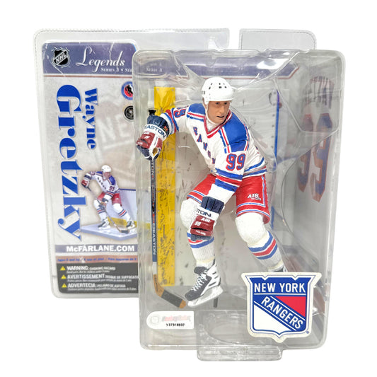 McFarlane NHL Wayne Gretzky New York Rangers Legends Series 3 Figure