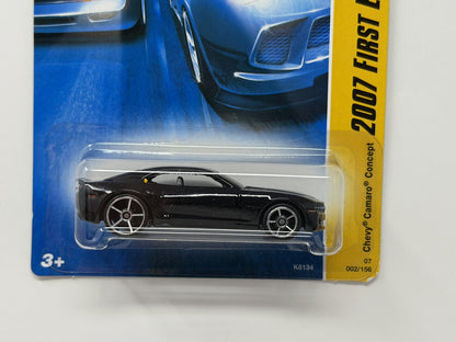 Hot Wheels 2007 First Editions Chevrolet Camaro Concept 1:64 Diecast Black