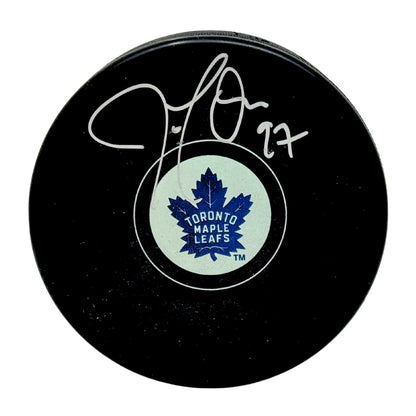 Joe Thornton Toronto Maple Leafs Signed NHL Autograph Puck Silver Auto COA D&A's