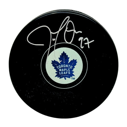 Joe Thornton Toronto Maple Leafs Signed NHL Autograph Puck Silver Auto COA D&A's