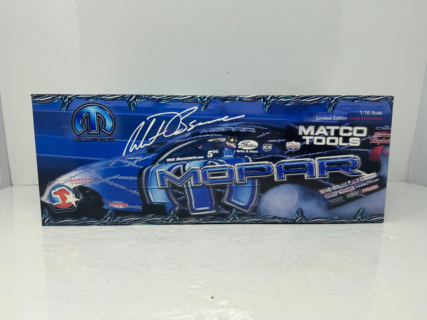 Milestone Whit Bazemore NHRA Mopar Mile High Dodge Funny Car 1:16 Scale