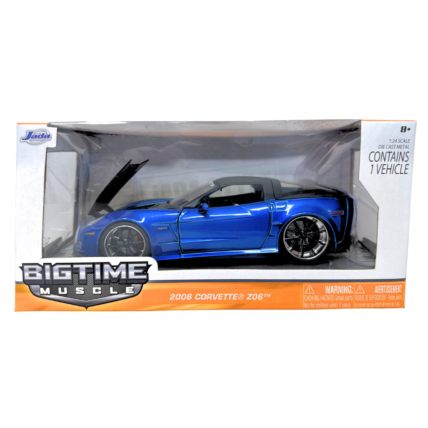 Jada Bigtime Muscle 2006 Chevy Corvette Z06 1:24 Diecast