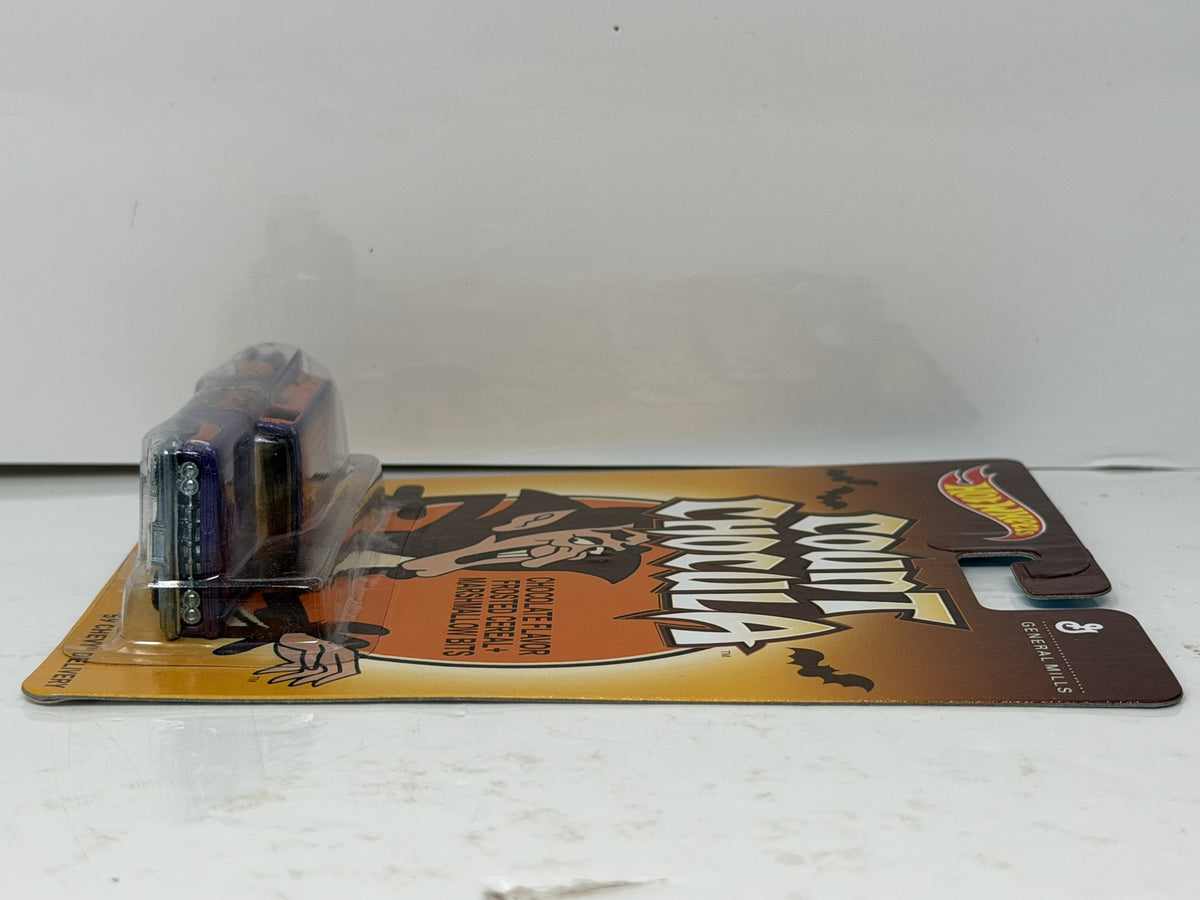 Hot Wheels Count Chocula 1959 Chevy Delivery 1:64 Diecast Real Riders