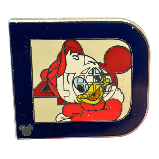 WDW Disney Huey Retro Classic D Hidden Mickey Trading Pin DC2S10