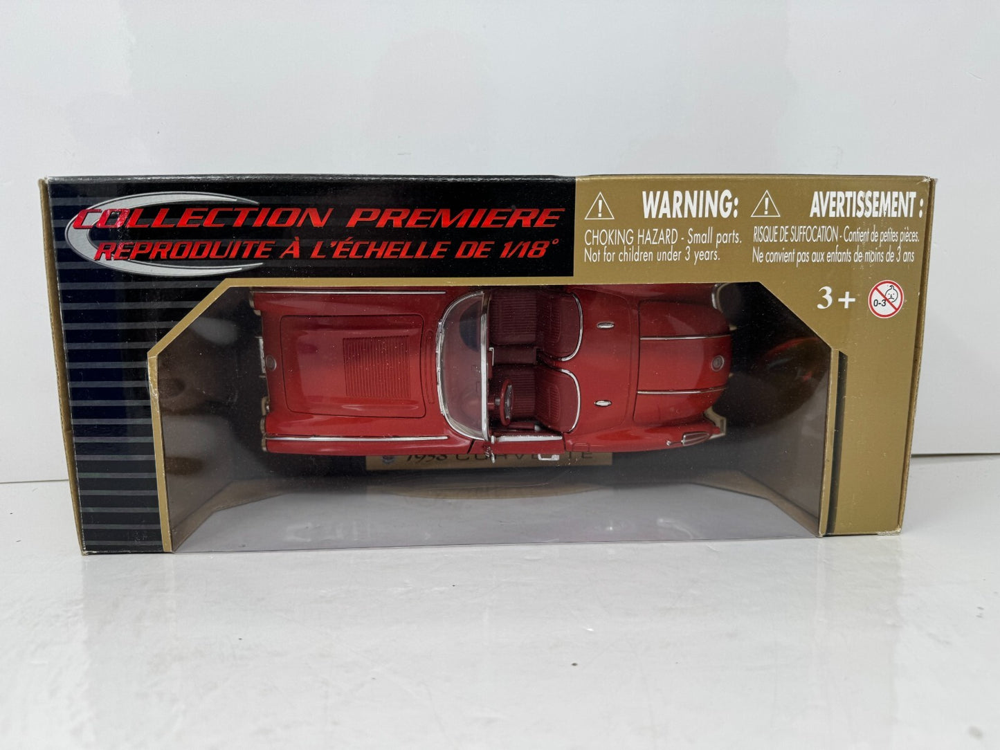 Motormax 1958 Chevrolet Corvette Premiere Collection 1:18 Diecast