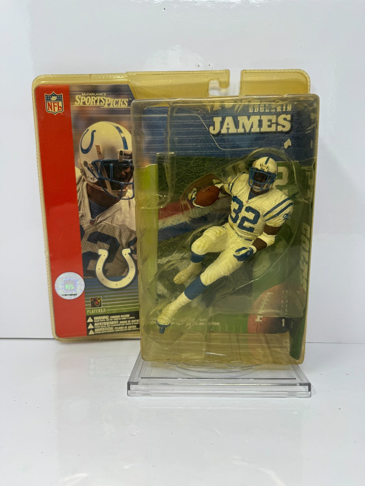 McFarlane NFL Edgerrin James Indianapolis Colts Series 1 Variant Figure