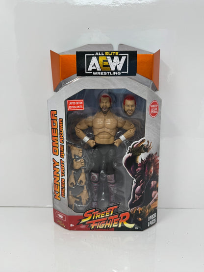 Jazwares AEW Street Fighter Kenny Omega Akuma Action Figure