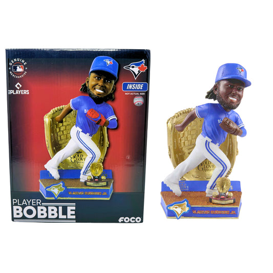 FOCO MLB Toronto Blue Jays Vladimir Guerrero Jr. Gold Glove Winner Bobblehead