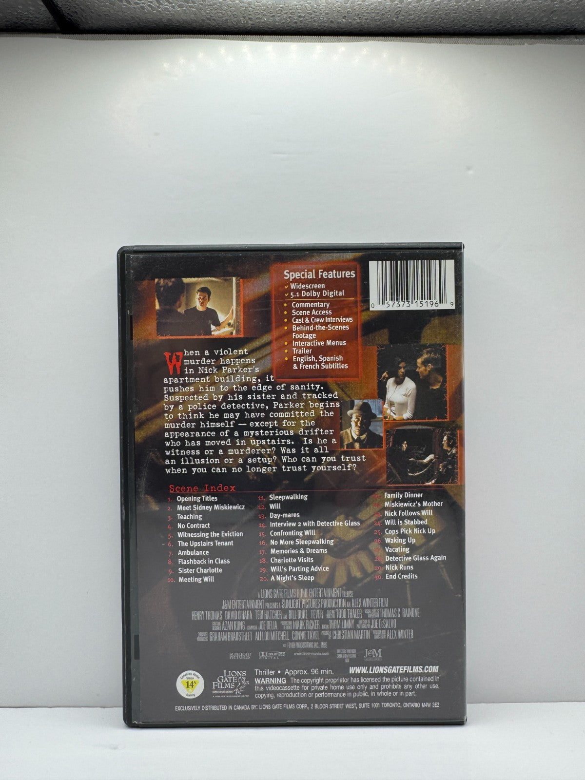 Fever (DVD) Teri Hatcher Drama