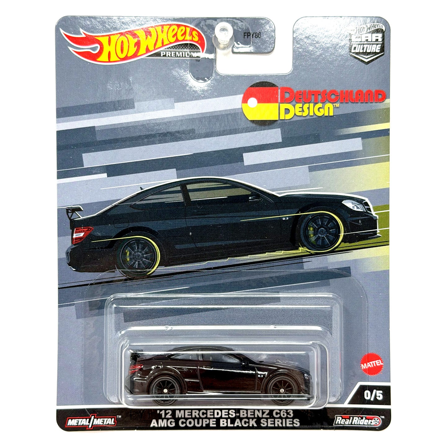 Hot Wheels Premium Deutschland Design Mercedes-Benz C63 AMG CHASE 1:64 Diecast
